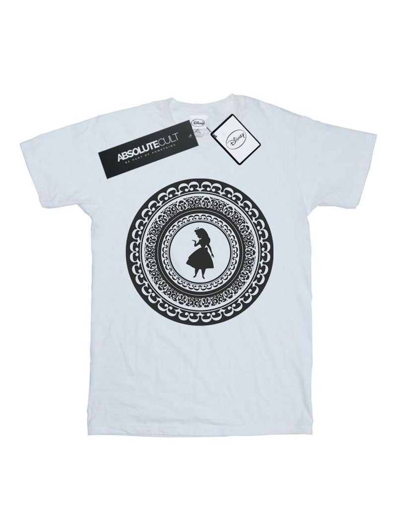 Disney - T-shirt Alice au Pays des Merveilles Blanc - Kiabi