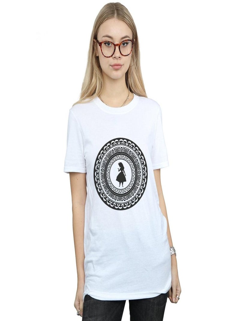 Disney - T-shirt Alice au Pays des Merveilles Blanc - Kiabi
