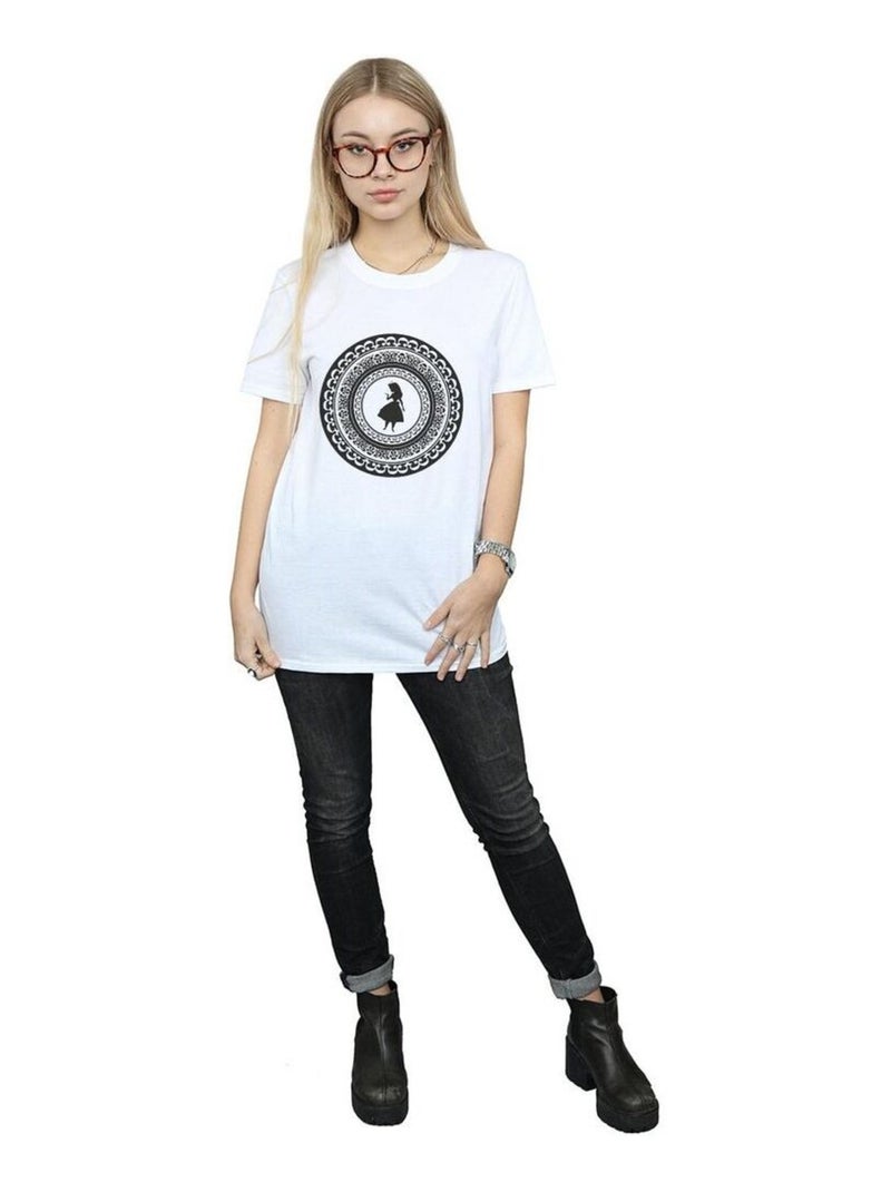 Disney - T-shirt Alice au Pays des Merveilles Blanc - Kiabi