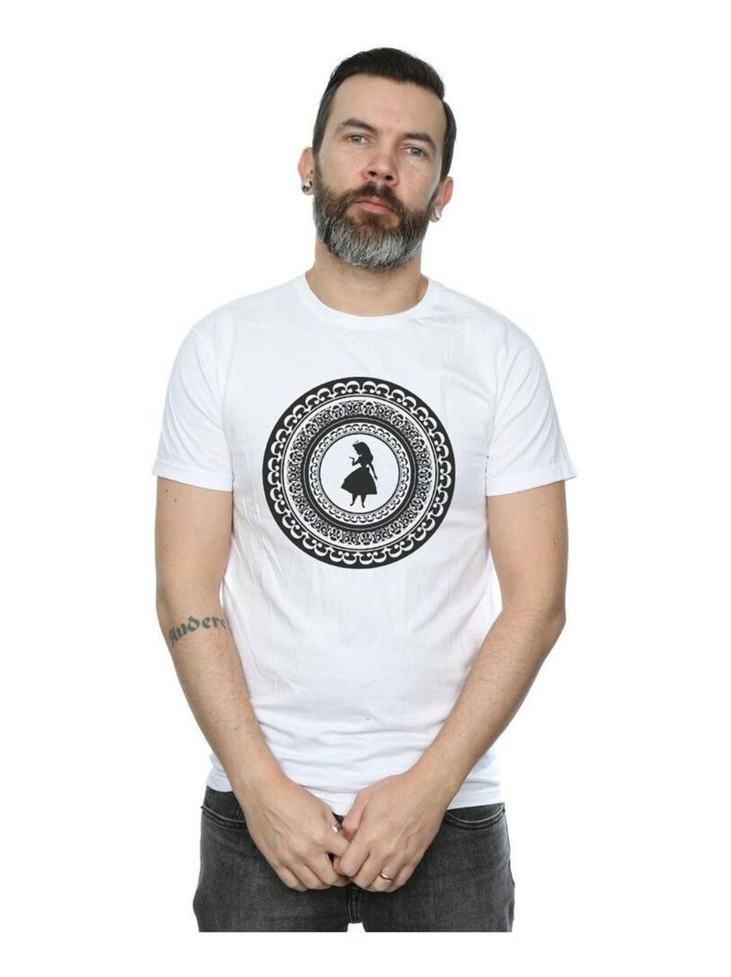 Disney - T-shirt Alice au Pays des Merveilles Blanc - Kiabi