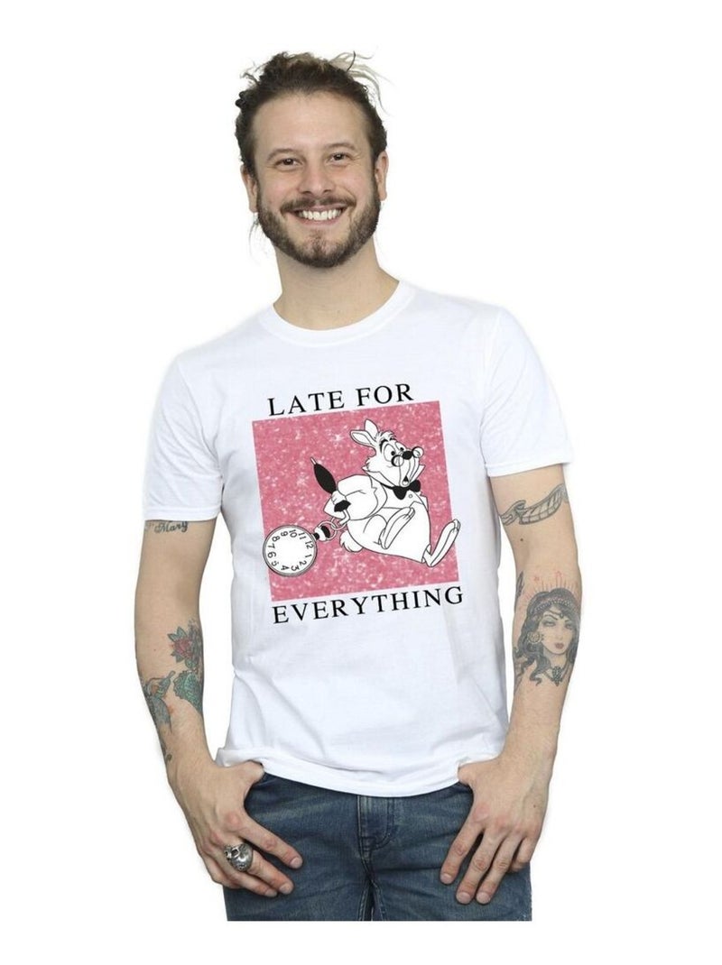 Disney - T-shirt Alice au Pays des Merveilles Blanc - Kiabi