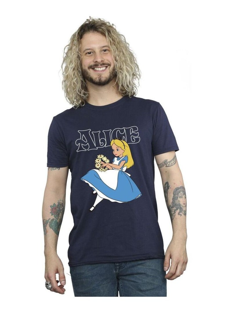 Disney - T-shirt Alice au Pays des Merveilles Bleu marine - Kiabi