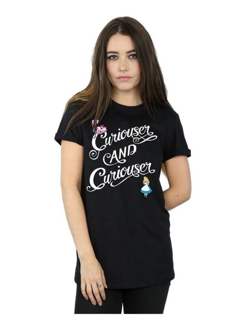 Disney - T-shirt Alice au Pays des Merveilles CURIOUSER - Kiabi