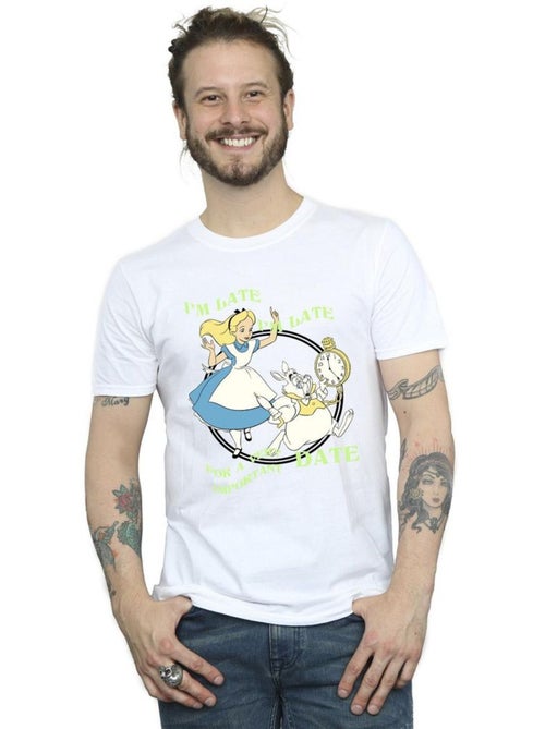 Disney - T-shirt Alice au Pays des Merveilles I'M LATE - Kiabi Disney - T-shirt Alice au Pays des Merveilles I'M LATE - Kiabi