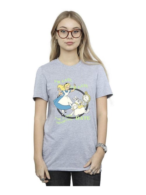 Disney - T-shirt Alice au Pays des Merveilles I'M LATE - Kiabi Disney - T-shirt Alice au Pays des Merveilles I'M LATE - Kiabi