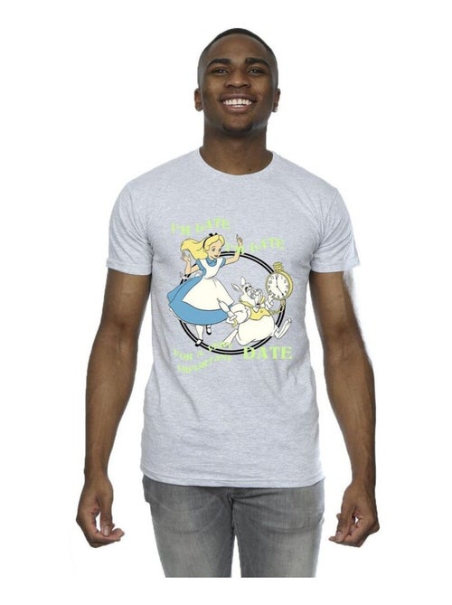 Disney - T-shirt Alice au Pays des Merveilles I'M LATE - Kiabi