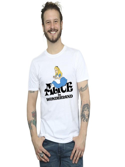 Disney - T-shirt Alice au Pays des Merveilles TEA DRINKER - Kiabi