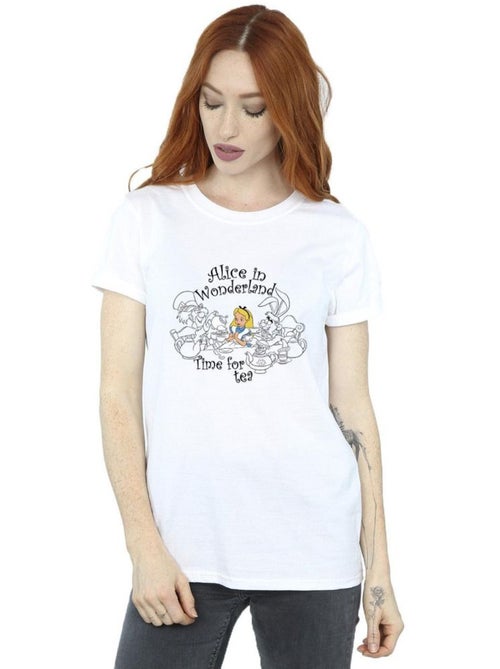 Disney - T-shirt Alice au Pays des Merveilles TIME FOR TEA - Kiabi