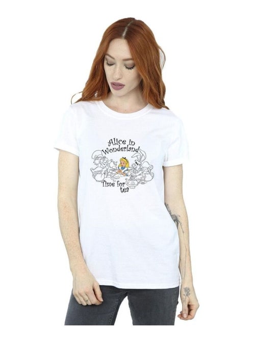 Disney - T-shirt Alice au Pays des Merveilles TIME FOR TEA - Kiabi