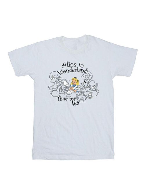 Disney - T-shirt Alice au Pays des Merveilles TIME FOR TEA - Kiabi