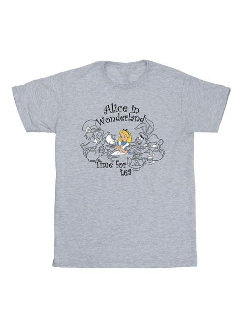 Disney - T-shirt Alice au Pays des Merveilles TIME FOR TEA - Kiabi