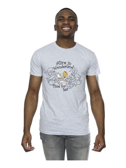 Disney - T-shirt Alice au Pays des Merveilles TIME FOR TEA - Kiabi