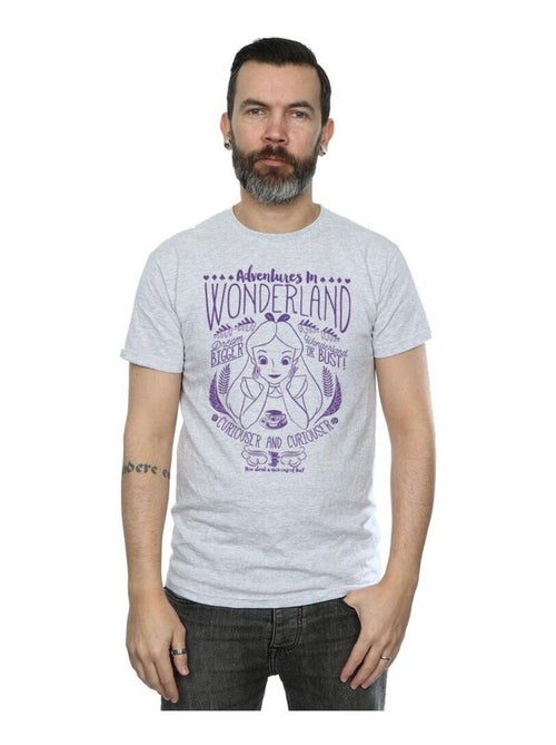 Disney - T-shirt ALICE IN WONDERLAND ADVENTURES IN WONDERLAND - Kiabi