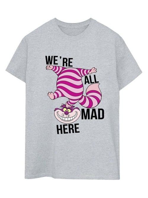 Disney - T-shirt ALICE IN WONDERLAND ALL MAD HERE - Kiabi