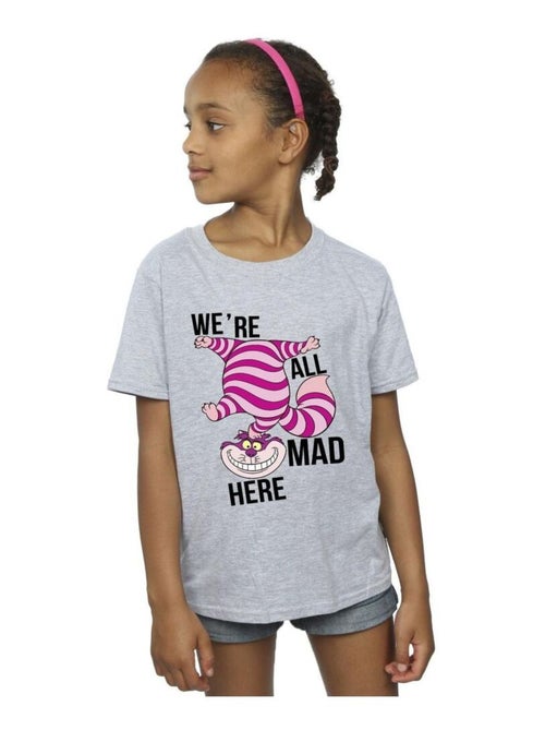 Disney - T-shirt ALICE IN WONDERLAND ALL MAD HERE - Kiabi