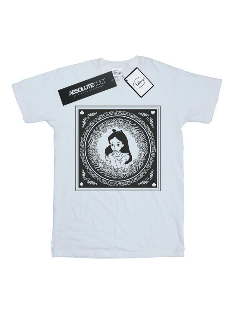 Disney - T-shirt ALICE IN WONDERLAND Blanc - Kiabi