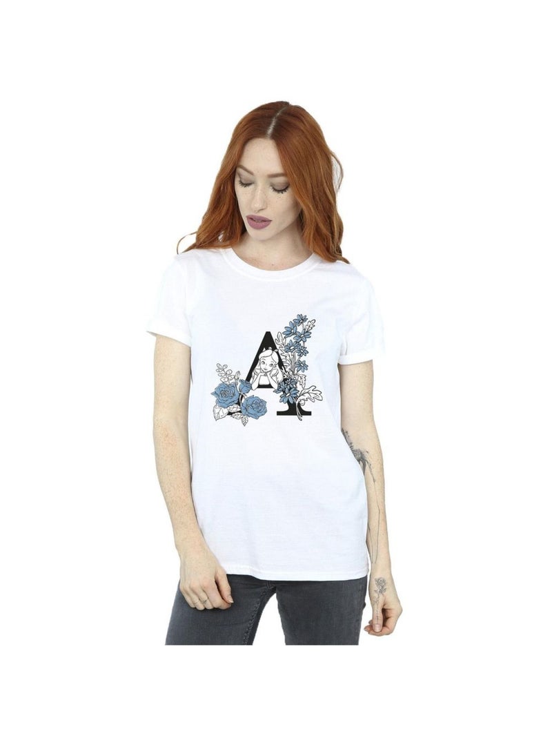 Disney - T-shirt ALICE IN WONDERLAND Blanc - Kiabi