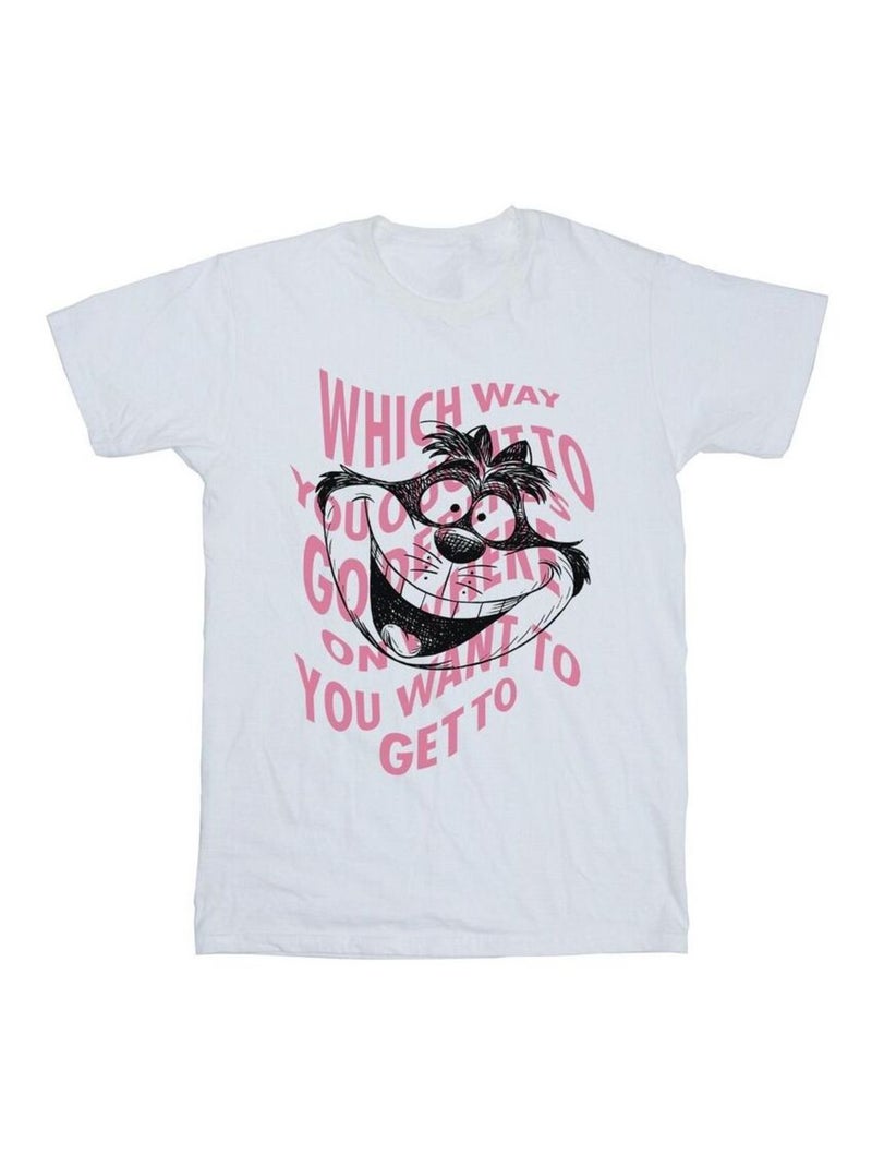 Disney - T-shirt ALICE IN WONDERLAND Blanc - Kiabi
