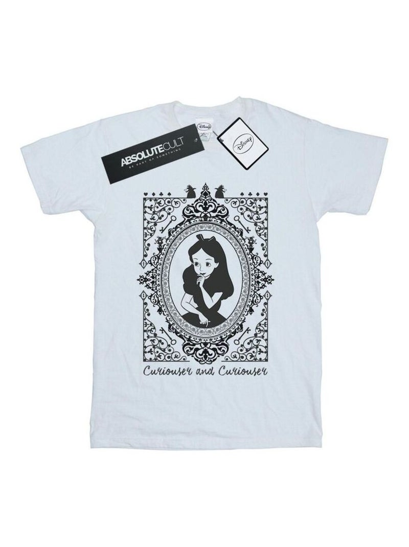 Disney - T-shirt ALICE IN WONDERLAND Blanc - Kiabi