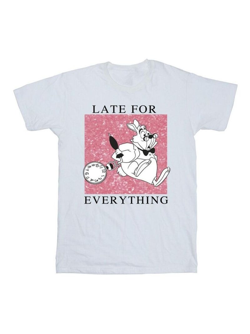 Disney - T-shirt ALICE IN WONDERLAND Blanc - Kiabi