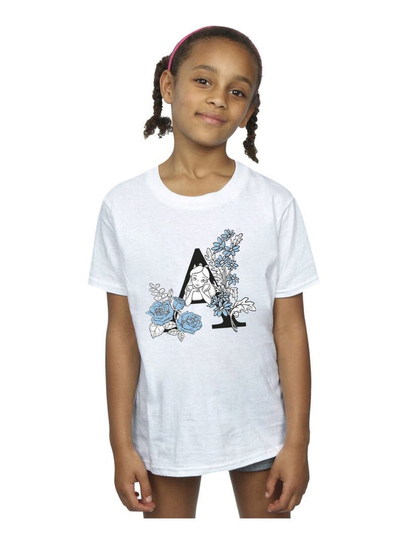 Disney - T-shirt ALICE IN WONDERLAND Blanc - Kiabi
