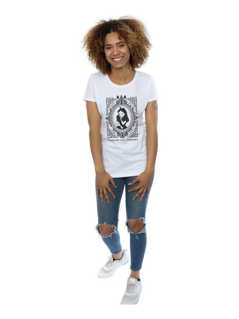 Disney - T-shirt ALICE IN WONDERLAND Blanc - Kiabi