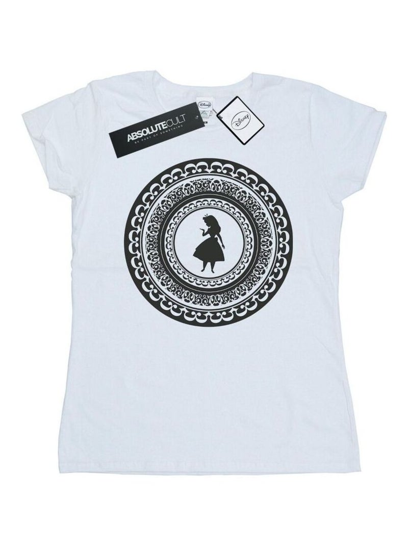 Disney - T-shirt ALICE IN WONDERLAND Blanc - Kiabi