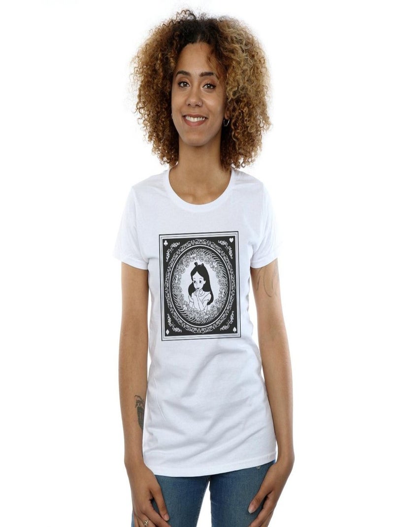 Disney - T-shirt ALICE IN WONDERLAND Blanc - Kiabi