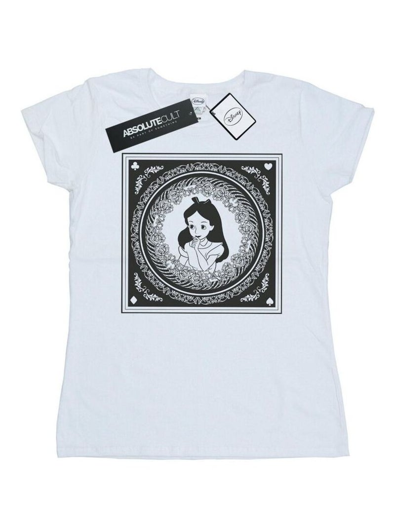 Disney - T-shirt ALICE IN WONDERLAND Blanc - Kiabi