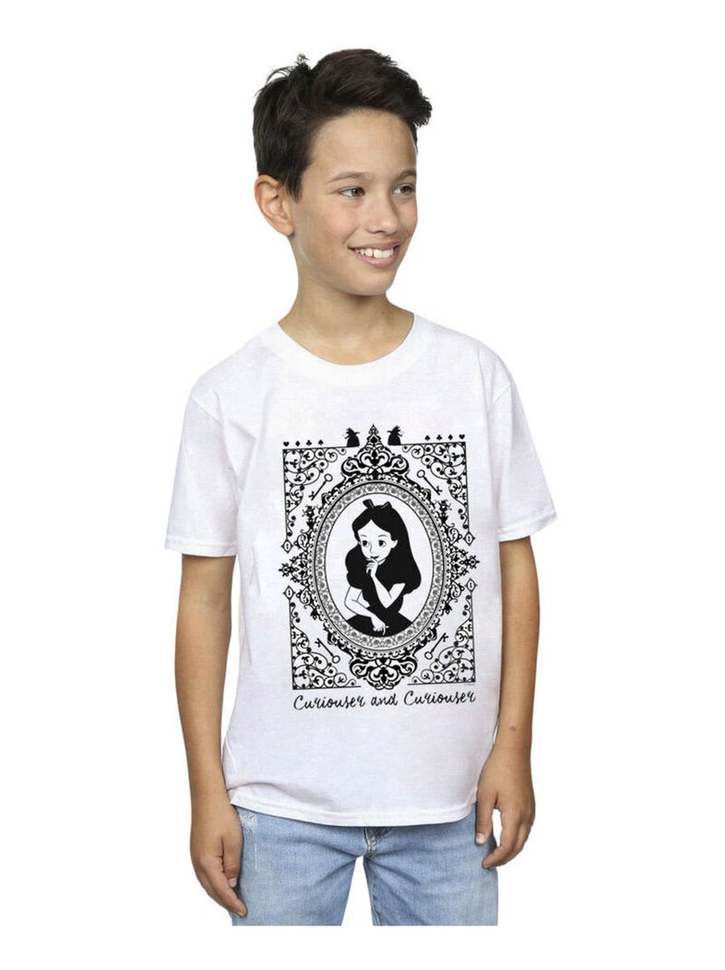 Disney - T-shirt ALICE IN WONDERLAND Blanc - Kiabi