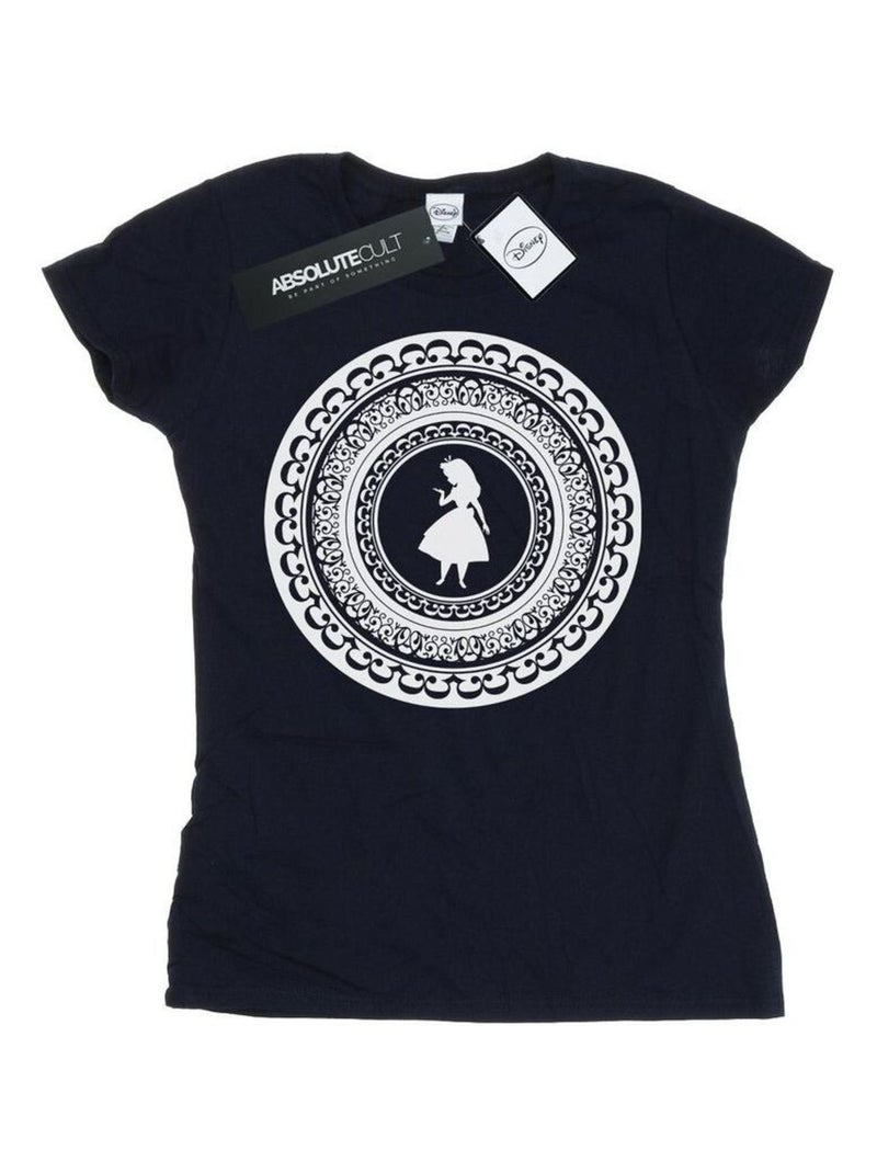 Disney - T-shirt ALICE IN WONDERLAND Bleu marine - Kiabi