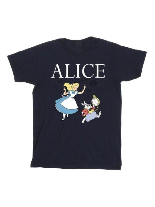 Disney - T-shirt ALICE IN WONDERLAND FOLLOW THE RABBIT - Kiabi