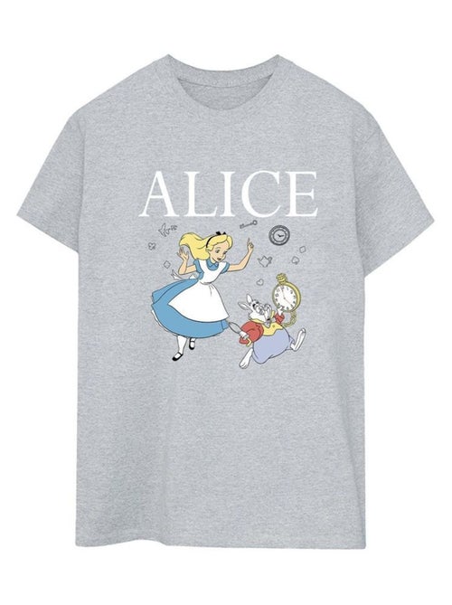 Disney - T-shirt ALICE IN WONDERLAND FOLLOW THE RABBIT - Kiabi Disney - T-shirt ALICE IN WONDERLAND FOLLOW THE RABBIT - Kiabi