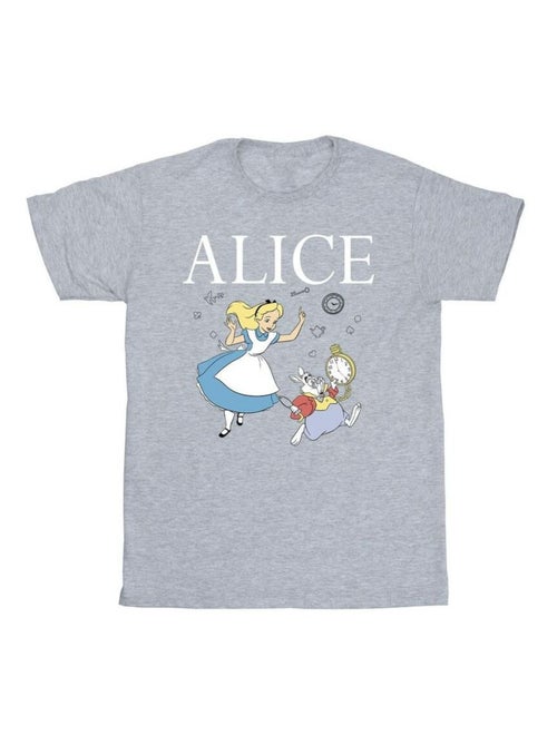 Disney - T-shirt ALICE IN WONDERLAND FOLLOW THE RABBIT - Kiabi