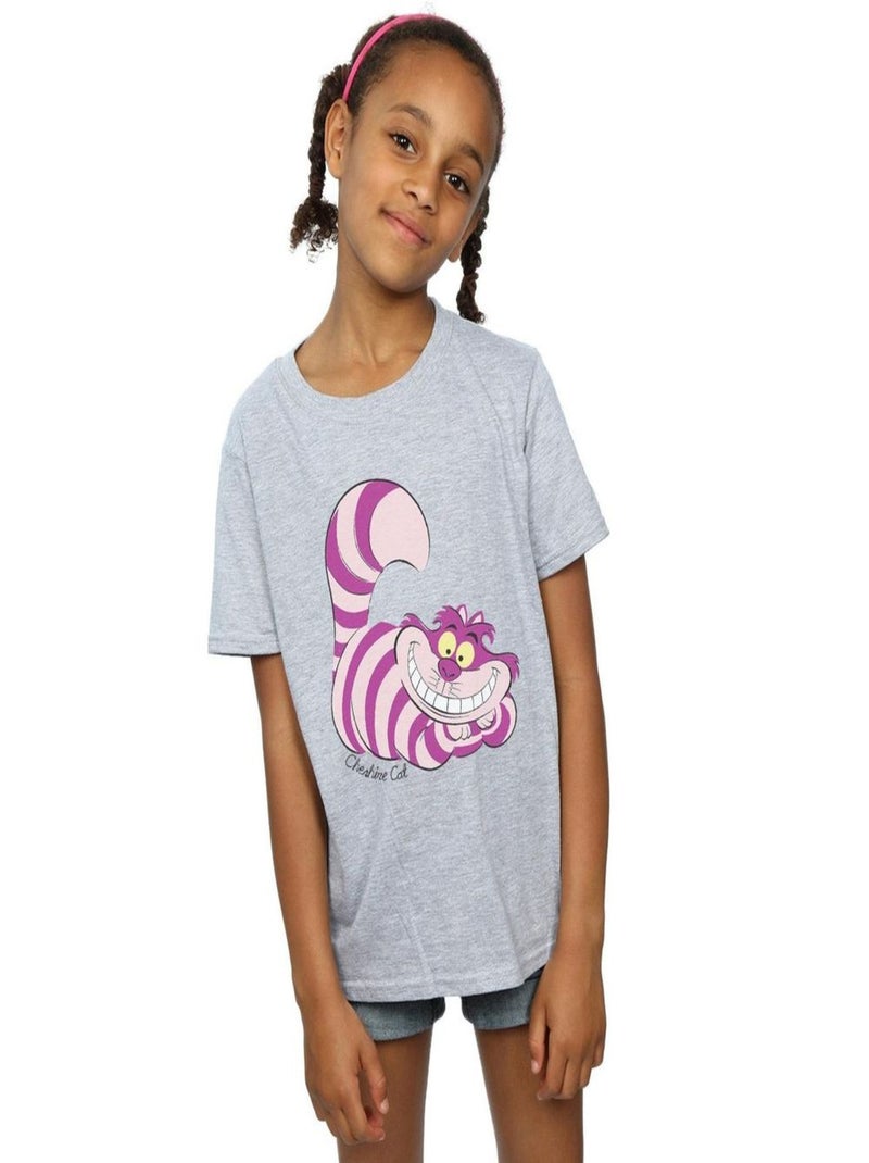 Disney - T-shirt ALICE IN WONDERLAND Gris chiné - Kiabi