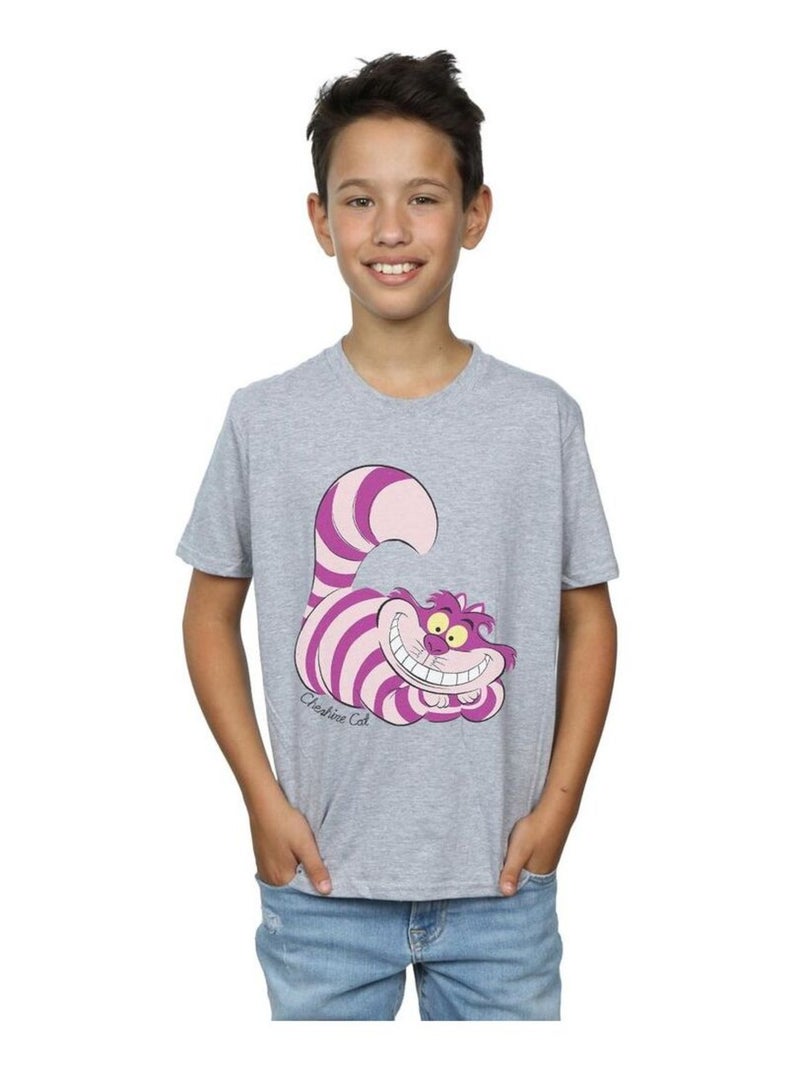Disney - T-shirt ALICE IN WONDERLAND Gris chiné - Kiabi