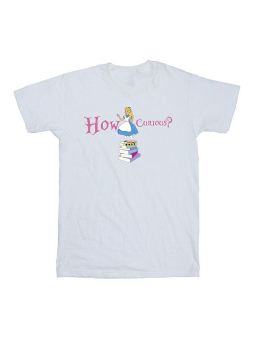Disney - T-shirt ALICE IN WONDERLAND HOW CURIOUS - Kiabi