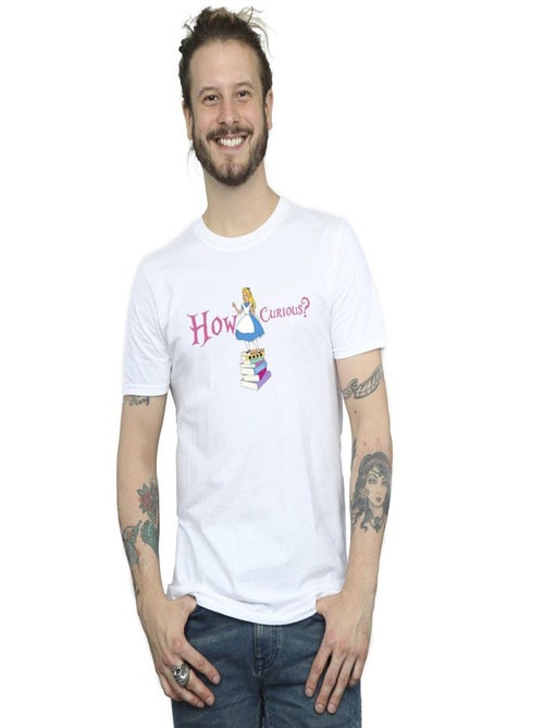 Disney - T-shirt ALICE IN WONDERLAND HOW CURIOUS - Kiabi