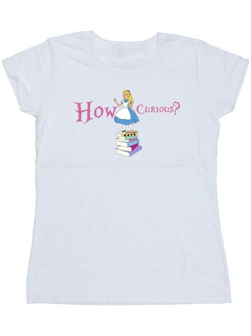 Disney - T-shirt ALICE IN WONDERLAND HOW CURIOUS - Kiabi Disney - T-shirt ALICE IN WONDERLAND HOW CURIOUS - Kiabi