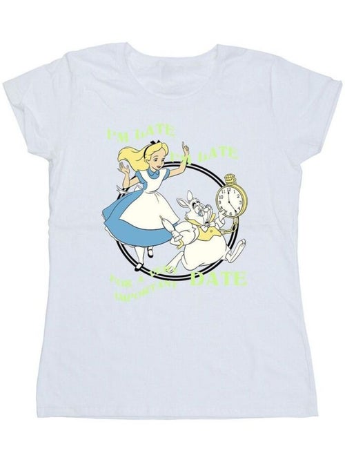 Disney - T-shirt ALICE IN WONDERLAND I'M LATE - Kiabi Disney - T-shirt ALICE IN WONDERLAND I'M LATE - Kiabi