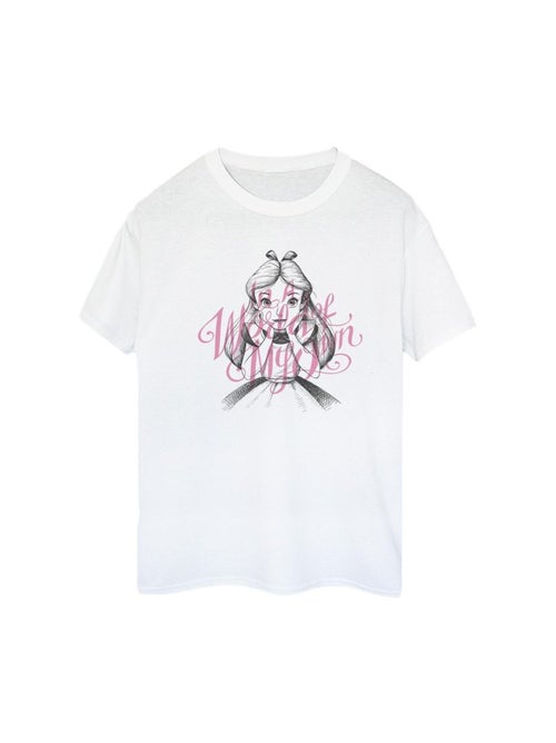 Disney - T-shirt ALICE IN WONDERLAND IN A WORLD OF MY OWN - Kiabi