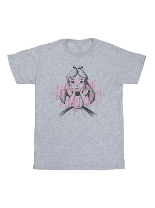 Disney - T-shirt ALICE IN WONDERLAND IN A WORLD OF MY OWN - Kiabi Disney - T-shirt ALICE IN WONDERLAND IN A WORLD OF MY OWN - Kiabi