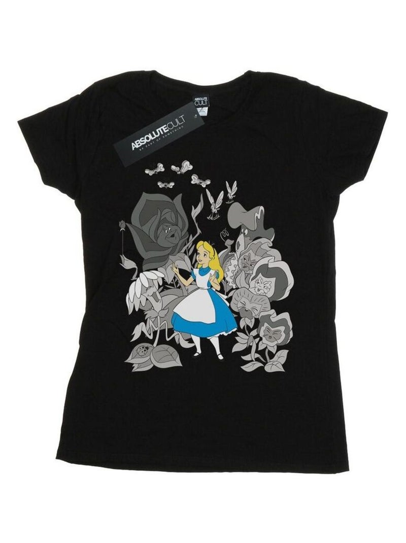 Disney - T-shirt ALICE IN WONDERLAND Noir - Kiabi
