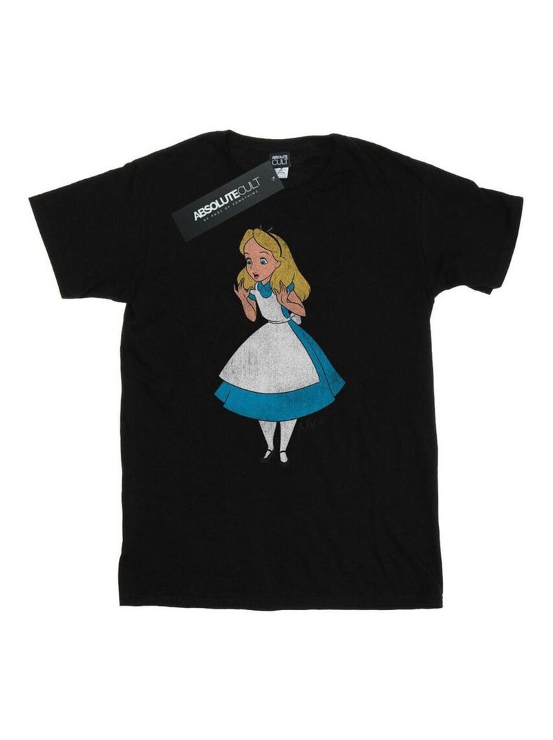 Disney - T-shirt ALICE IN WONDERLAND Noir - Kiabi
