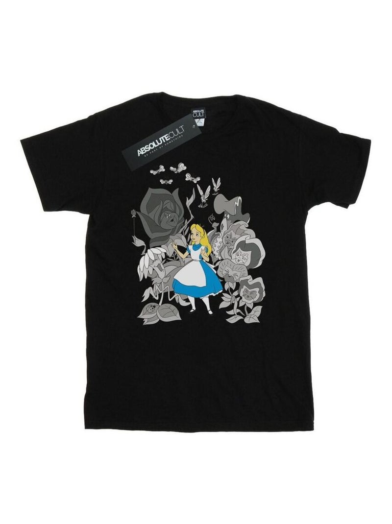 Disney - T-shirt ALICE IN WONDERLAND Noir - Kiabi