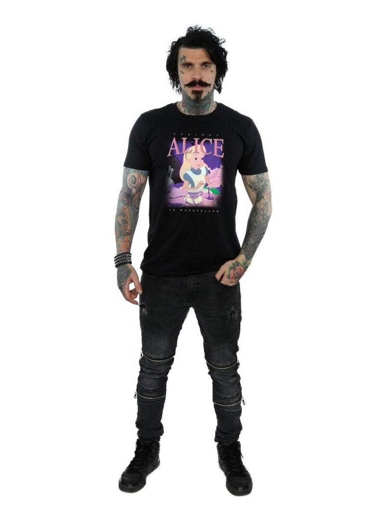Disney - T-shirt ALICE IN WONDERLAND Noir - Kiabi