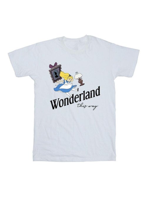 Disney - T-shirt ALICE IN WONDERLAND THIS WAY - Kiabi