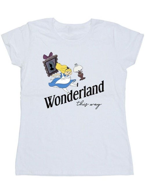 Disney - T-shirt ALICE IN WONDERLAND THIS WAY - Kiabi