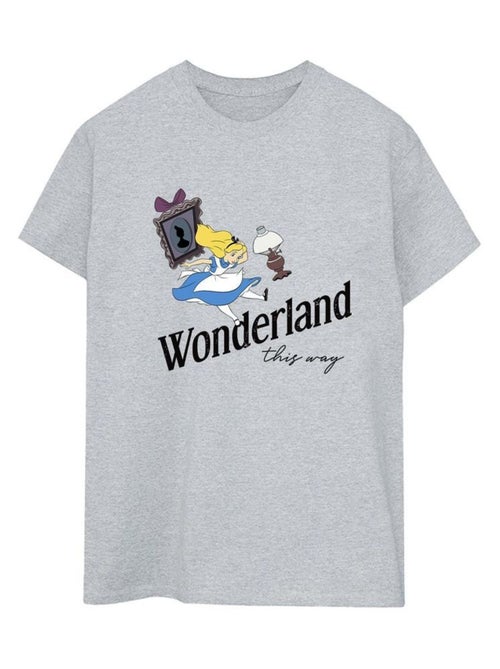 Disney - T-shirt ALICE IN WONDERLAND THIS WAY - Kiabi