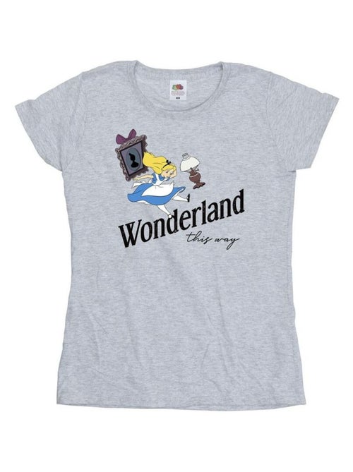 Disney - T-shirt ALICE IN WONDERLAND THIS WAY - Kiabi